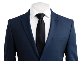 a suit and tie on a mannequin