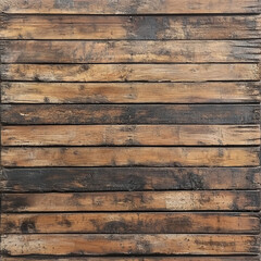 Obraz premium Old wooden texture background featuring dark and light wood planks, creating rustic and warm atmosphere. Ideal for various design projects