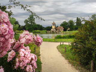 Marie Antoinette's domain in Versailles. Petit Trianon, Queen's Gardens and Village