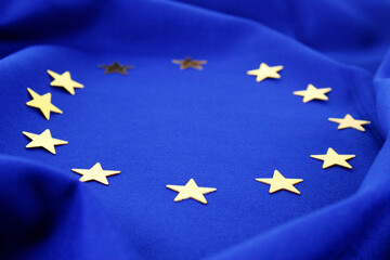 Stars gathered in a circle representing the European Union