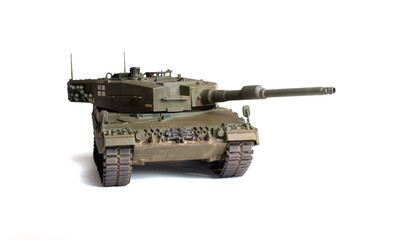 Scale model of old vehicle