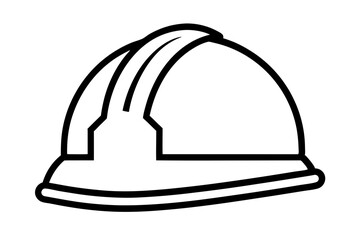 Colorful Vector Illustration of a Safety Helmet Icon for Enhanced Workplace Safety
