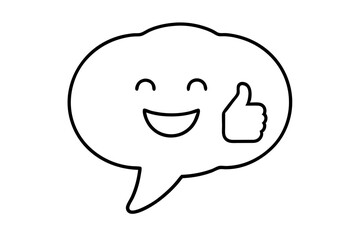 Creative Vector Illustration of a Speech Bubble for Engaging Visuals
