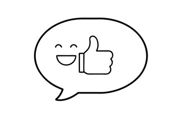 Modern Vector Speech Bubble Illustration Perfect for Graphic Design Projects
