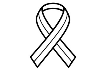 Eye Catching Colorful Awareness Ribbon Vector Illustration for Advocacy and Empowerment
