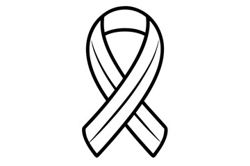 Vibrant Awareness Ribbon Vector Illustration Promoting Community Support and Solidarity

