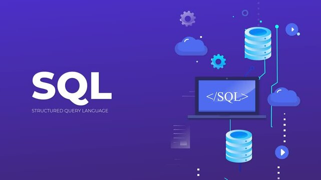 SQL Database Query Language Animation