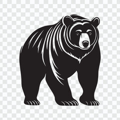 Wild Bear Silhouette Vector | Perfect for Nature and Wildlife Designs