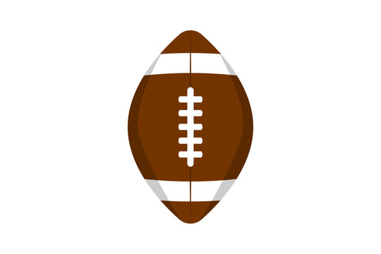 American football isolated  Vector illustration
