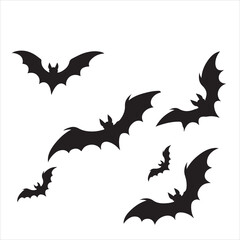 Halloween vector, and Jack-o'-lantern, Ghost, Bat, Black Cat, Spider Web, Witch Hat, Moon and Stars, Skeleton, Vampire, Zombie