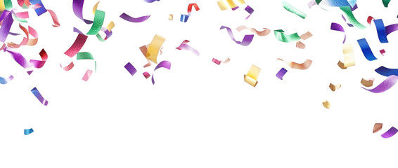 PNG  Colorful confetti celebration background