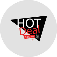 Sale icon badge. Special offer discount tags. Coupon shape templates design. Cyber monday sale discounts. Black friday shopping icons. Best ultimate offer badge. Super discount icons. Vector icons