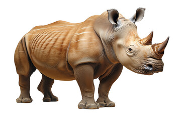 Obraz premium White Rhinoceros: A Majestic Creature of the African Savanna