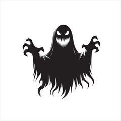 Halloween vector, and Jack-o'-lantern, Ghost, Bat, Black Cat, Spider Web, Witch Hat, Moon and Stars, Skeleton, Vampire, Zombie