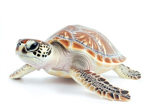 turtle isolated on white