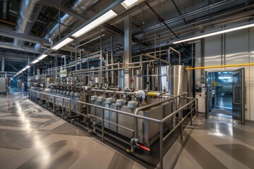 Milk processing plant flow pasteurization units for milk safety