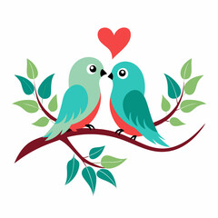 birds on branch