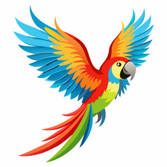 blue and yellow macaw are arapaima