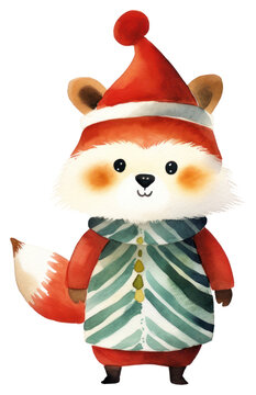 recommend clip art: PNG Christmas cute red panda cartoon animal nature.