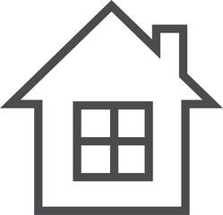 House line icon. Home symbol. Real estate