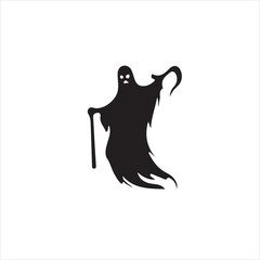 Halloween vector, and Jack-o'-lantern, Ghost, Bat, Black Cat, Spider Web, Witch Hat, Moon and Stars, Skeleton, Vampire, Zombie