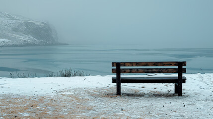 Solitude by the Frozen Lake: A Winter&rsquo;s Tale, generative ai