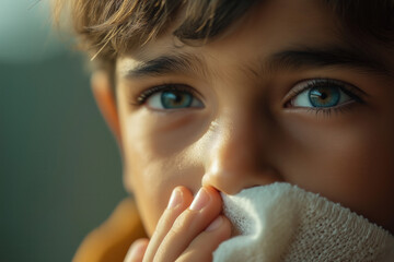 Child With Nose Bleeding