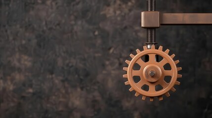 Fototapeta premium Digital model of a mechanical lever system with load and force data visualized, lever mechanics, force multiplication