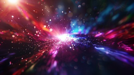 Fototapeta premium Colorful Lighting lens flare background 