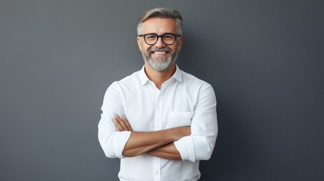 Half-length portrait of a Chief Experience Officer in a professional setting