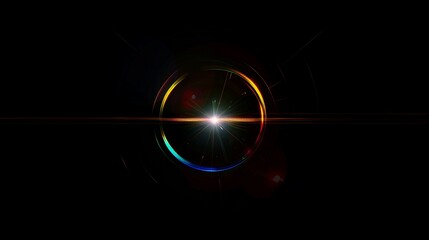 Colorful Lighting  lens flare background 