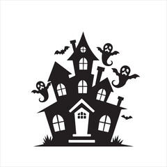 Halloween vector, and Jack-o'-lantern, Ghost, Bat, Black Cat, Spider Web, Witch Hat, Moon and Stars, Skeleton, Vampire, Zombie