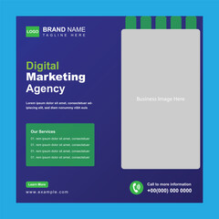 Digital Marketing Agency Social Media Post Template