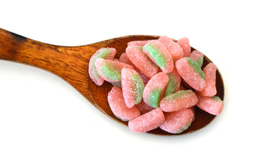 Gummy rings shaped cutter, isolated on white background