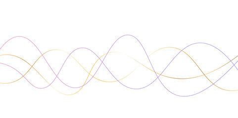 Random pattern colorful line stroke on a transparent background. Chaotic random lines abstract geometric pattern vector background. Decorative golden pattern with tangled curved lines.	