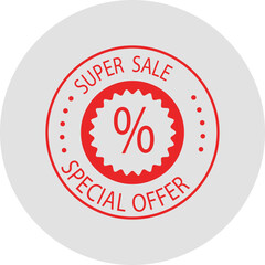 Sale icon badge. Special offer discount tags. Coupon shape templates design. Cyber monday sale discounts. Black friday shopping icons. Best ultimate offer badge. Super discount icons. Vector icons