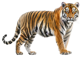 Fototapeta premium PNG Tiger wildlife animal mammal.