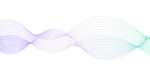 Abstract dynamic multicolor lines, waves. technology line stripe isolated science digital flowing black line. gradient colorful flowing wave design element. wavy lines gradient background. 