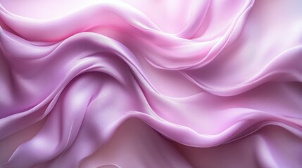 Obraz premium Pink silk fabric with a soft texture