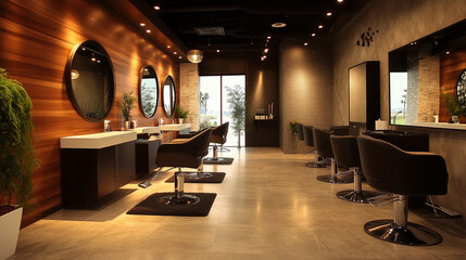 Modern Salon Interior
