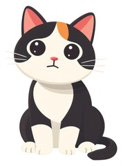 Obraz premium PNG Cat animal cartoon mammal.
