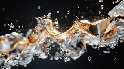 Metal Shavings in Motion