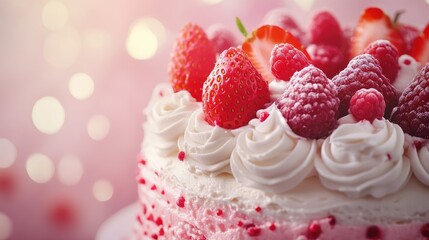 cake with strawberry