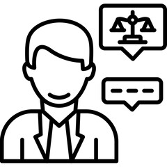 Obraz premium Legal Advice icon
