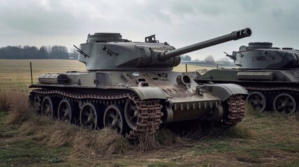 two tanks representing war and destruction