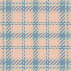 Halftone plaid pattern check, bed background texture tartan. London seamless textile fabric vector in pastel and light colors.