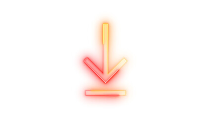 Glowing symbol icon, 