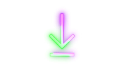 Glowing symbol icon, 