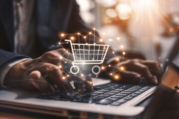 Fototapeta na wymiar Intellectual Property Lawyer: Protecting product designs in e-commerce, copyright issues for online content, trademark registration for brands. , background blur