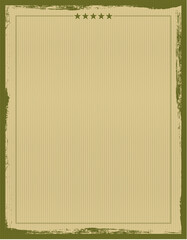 Retro paper diploma template. Honor achievement layout